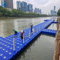 Plateforme flottante en cubes HDPE pour passerelles et blocs flottants pour jet-skis et bateaux