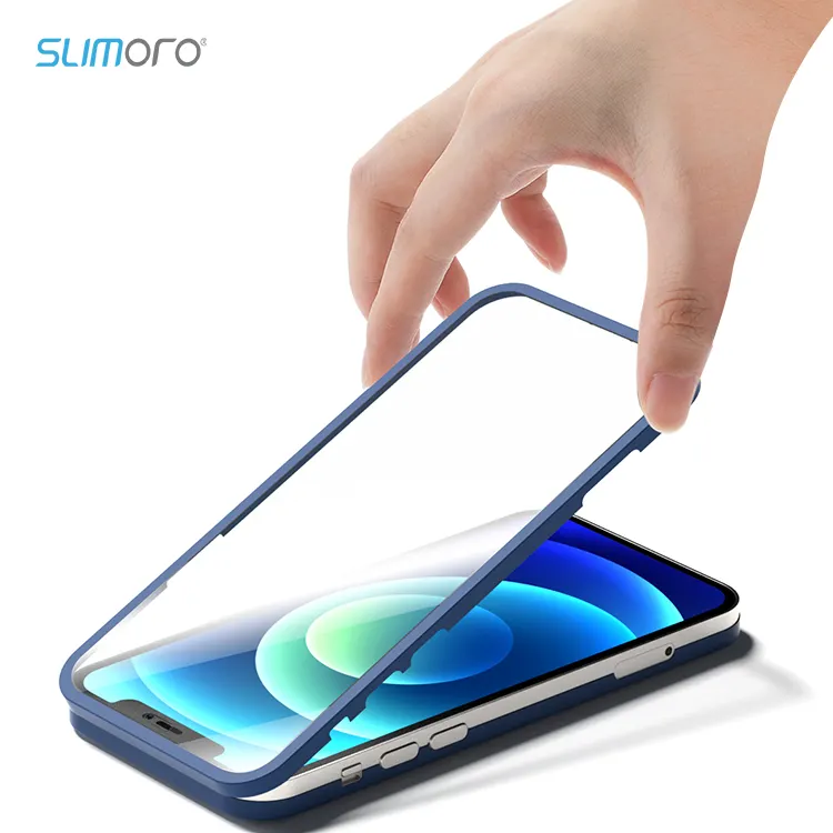 Slimoro For iPhone 13 Pro Max Glass Screen Protector Waterproof HD Transparent Fully Protect For iPhone 13 Screen Protector