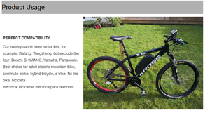 <strong>UK</strong> Warehouse Fast Delivery 48V 13Ah/14Ah/15Ah/16Ah/17.5Ah/24Ah 18650 Lithium Ion 1000W Ebike <strong>Battery</strong> <strong>Conversion</strong> <strong>Kit</strong> - Product Image 5