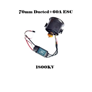 Moteur sans balais <span class=keywords><strong>EDF</strong></span> 70 mm à 12 pales 6S avec ESC 1800KV et 60A pour pièces de drone et avion RC UVA - Product Image 5