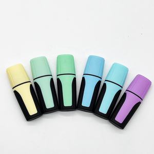 <strong>Wholesale</strong> China Manufacturers Custom logo Kawaii Multi 6 Color <strong>Dry</strong> Erase Alcohol Marker Highlighter Pen <strong>Pastel</strong> Set Marker Pens - Product Image 2