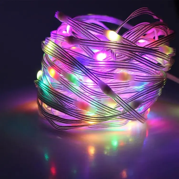 Fairy Lights Outdoor 5V LED Holiday lights Smart Magic Led Flexible Dream Color Point String RGB Christmas light for Decoration