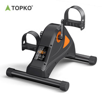 Vélo d'exercice électrique TOPKO de haute qualité pour la maison, le bureau et la salle de sport – Mini pédalier d'exercice intérieur