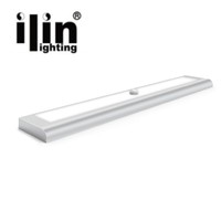 Lampu LED Sensor Gerak Aluminium Berkualitas Tinggi untuk di Bawah Kabinet, Lemari, Dapur, Bar, dan Lemari Pakaian