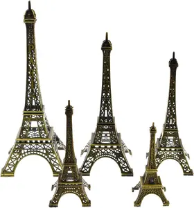 दुकान सजावट टूर फ्रांस धातु एफिल टॉवर घर Decore शिल्प यूरोप स्मारिका उपहार जोड़े एफिल मॉडल
