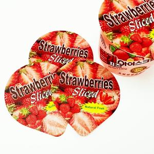 Tapa de sellado térmico, taza De Yaourt, tazas De yogur, papel De aluminio para paquete De alimentos Pp, cartón corrugado, estampado suave, 10 colores, 10000 Uds. - Product Image 1