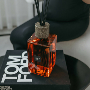 Aikun Sticker Logo Long Lasting 2200ml Red Square Glass <b>Reed</b> <b>Diffuser</b> Gift Set <b>for</b> Gift Buyers MOQ 30pcs 3 Day Sample 7 Day Ship - Product Image 3