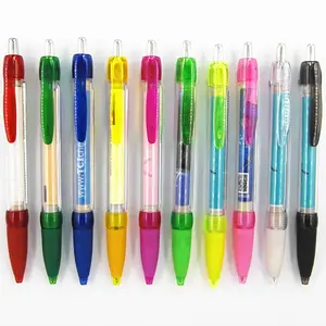 gift pull out promotion pen with roll out paper custom LOGO flag gift message banner pen