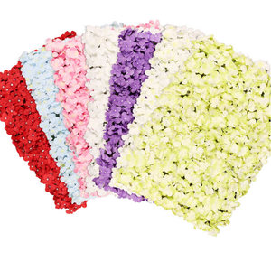 Wedding Backdrop Panel For Decoration Rose And Hydrangea Artificial Silk Flower Wall