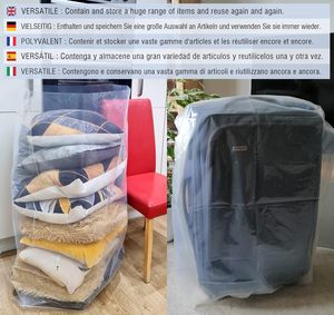 Sac en polyéthylène industriel 30x42 pouces, 3 mil, grande taille, basse densité, plat, transparent, pour emballage de sucre, impression en héliogravure - Product Image 5