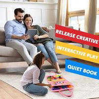 Feutre éducatif occupé livre enfants Montessori jouets feutre sensoriel livres feutre activité occupé livre Bible histoire jouets pour enfants