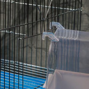 Grande scatola da bagno ecologica a prova di schizzi per Budgerigar Lovebird Starling realizzato in plastica-bacinella da bagno per uccelli - Product Image 3