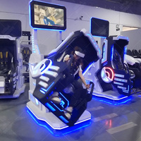 Simulador de Vuelo VR 9D con Cabina Giratoria de 720 Grados, Simulador de Vuelo VR de 360 Grados, Películas VR 9D, Simulador de 360 Grados en Venta
