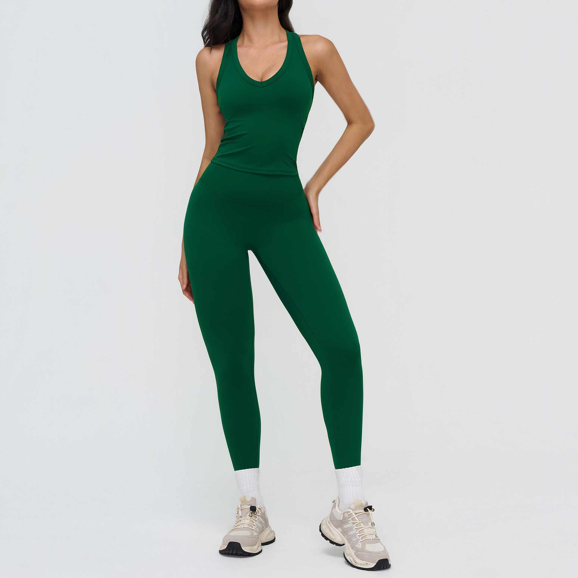 9307 vest 8047 trousers-christmas green