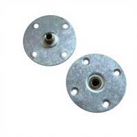 Plaque de fixation ronde en métal pour meubles avec vis et écrou pour pieds de canapé, table, armoire, lit et accessoires
