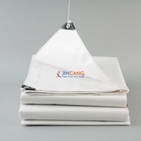 Bâche de qualité professionnelle, imperméable et résistante aux UV, pour équipement agricole, construction et stockage extérieur
