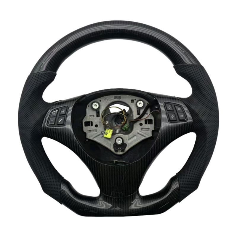 ปกติไม่มีรู + คาร์บอนไฟเบอร์ + หนัง + เย็บสีดำ