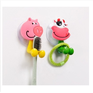 Portaspazzolino da Parete Personalizzato Ecologico in PVC Gomma per Bambini Carino Cartone Animato Portaspazzolino da Viaggio per Bambini Animale - Product Image 4