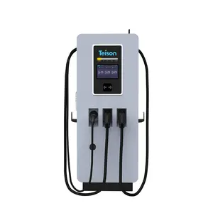 Teison Commercial DC EV Fast EV Charger Electric Charging Station 90KW With Advertisement Display