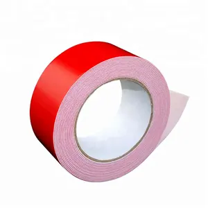 Colorful Film High Adhesion Hotmelt Base Extra Sticky Double Side Black Pe Foam Tape For Diy Mounting