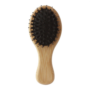 Custom Logo Personalized <strong>Hair</strong> Brush Cute <strong>Comb</strong> Bamboo <strong>Hair</strong> Brush Small for <strong>Kids</strong> - Product Image 6