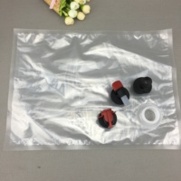 Sacs transparents personnalisés en NY/PET/PE de 3L, 5L, 25L pour contenants internes, sacs Bag-in-Box avec valve pour l'emballage de liquides