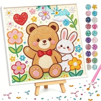 Stock limité – Vente en gros usine – Kits de peinture diamant miniatures encadrés – Thèmes variés – Jouets artistiques DIY pour enfants – Pour détaillants