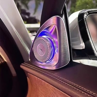 Tweeter Giratorio 4D con Luz Ambiental de 64 Colores para Mercedes Clase C/GLC W205 W253 - Altavoz LED para Auto