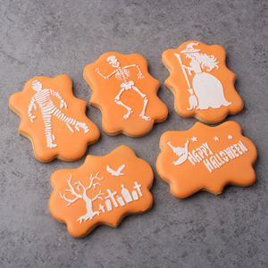 Plantilla de galletas de Halloween, plantilla de café, glaseado de galletas, Fondant, molde para galletas para hornear pasteles, herramientas de decoración - Product Image 2