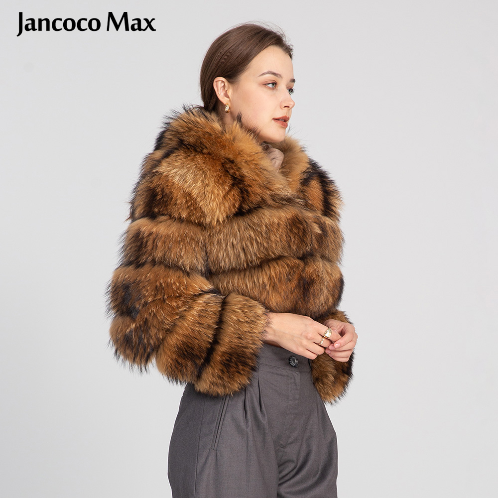 热销冬季保暖女性毛皮炸弹夹克短款连帽狐皮大衣女士 - buy fur coat