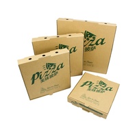 Lebensmittel qualität Flöte Wellpappe individuell bedruckte Größe Caja Para Pizza Design Karton Schwarz Scheibe Karton Wellpappe Kraft Pizza Boxen