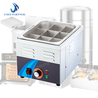Chauffe-Plats Électrique Ruihong en Acier Inoxydable de Haute Qualité 1300W 220V, Machine à Oden Prête à l'Emploi, Marmite Chauffante, Chine