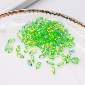 Ab Resin <b>Nail</b> Art Rhinestones 4x8mm Marquise Flat Back Bling Diy Crystal <b>Stickers</b> - Product Image 3