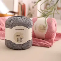 Kemeja Cut-Out Linen musim panas 100% benang wol dengan benang renda payet Laser & manik-manik rami Mohair payet warna-warni