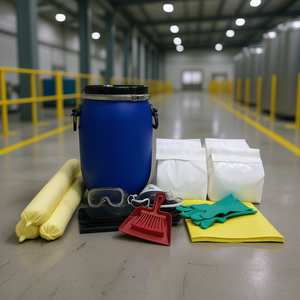 Ttake Spill <b>Kit</b> for Sulfuric Acid Cylindrical Container Chemical Spill Response <b>Kit</b> - Product Image 3