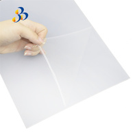 Feuille de plastique PS blanche brillante de 1 mm ou 2 mm, imprimable, 1220x2440 mm