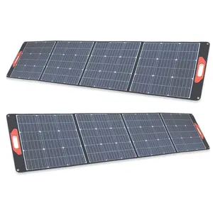 Hot selling Waterproof Portable Mono Foldable Solar Panel 200W 18V folding solar panel