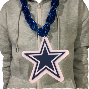 Wholesale Eco-Friendly Cowboy Foam Necklace Custom Dallas Team Big Fan Chains USA Party Supplies Promotional Item