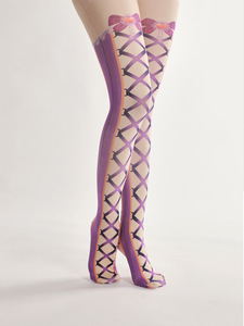 Haute qualité personnalisé dames velours imprimé collants Leggings bas mode impression collants femmes - Product Image 3