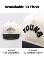 Casquettes de sport 5 panneaux en coton 100% unisexe, respirantes, ajustables, avec logo brodé, motif Argyle, design personnalisé, pour l'extérieur, vente en gros