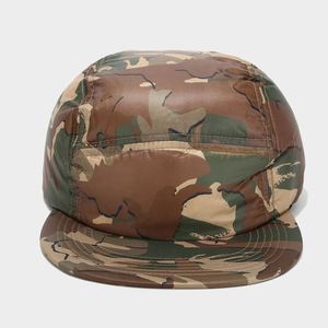 Casquette Snapback Rétro Épaisse à 5 Panneaux en Duvet Camouflage pour Hommes et Femmes, Chaudes pour l'Automne et l'Hiver, Style Hip Hop, Chapeau de Routier pour l'Extérieur - Product Image 3