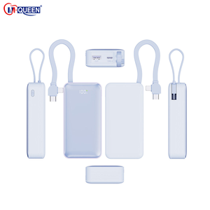 แบตเตอรี่สำรองพกพา PD35W ความจุ 10000 มิลลิแอมป์ พร้อมสายชาร์จในตัวสำหรับโทรศัพท์มือถือ - Product Image 2