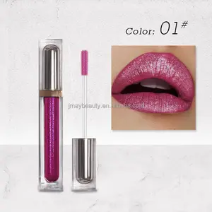 Wholesale Custom Packaging Glitter Lip Makeup Waterproof Long Lasting Natural Glitter Liquid lipstick