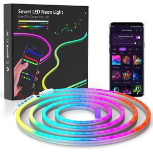 ไฟ LED แถบยูเอสบี สีสันสดใส ควบคุมผ่านแอพ ปรับแต่งสีได้ ยืดหยุ่น ใช้ได้กับรถยนต์ ห้องเล่นเกม ตกแต่งบ้าน - Product Image 5
