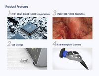 Système d'endoscopie industrielle portable IKEDA, caméra d'endoscopie ORL
