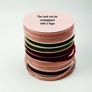 Cinta de Terciopelo de 3.2MM-50MM de Ancho, Diseño de Doble Raya, Rollo de Cinta Blanca y Negra, Stock de Fábrica, Venta al Por Mayor - Product Image 4