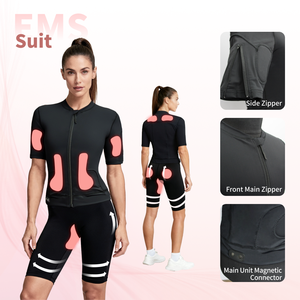 Shorts de yoga sans couture avec technologie Micro-Signal intégrée pour une stimulation des fessiers optimale - Product Image 1