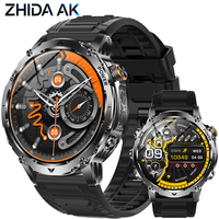 Montre connectée GPS AK102 2026 avec appels Bluetooth, suivi de santé, rappels de messages, grande autonomie, pour hommes, sports de plein air, bracelet en silicone à fixation magnétique