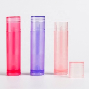 Vente en gros de tubes de baume à lèvres miniatures de 5 ml, contenants en plastique PP de 5 g pour rouge à lèvres avec bouchon à vis, impression de logo personnalisée - Product Image 6