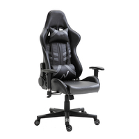 Chaise de jeu réglable au design traditionnel avec fonction de levage pour chaise de bureau en cuir synthétique durable en métal et fer Proplayer